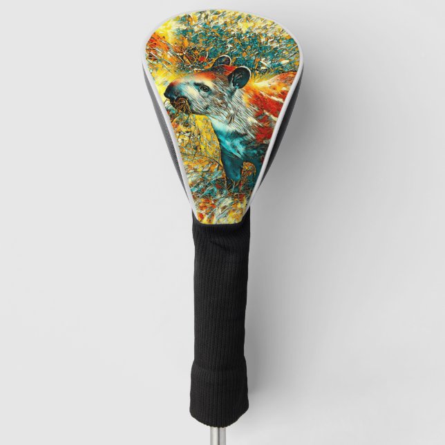 AnimalArt_Tapir_001 Golf Headcover (Vorderseite)