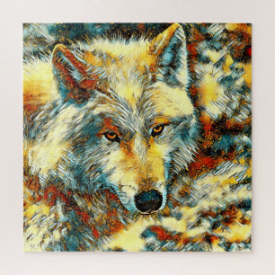 AnimalArt_Wolf_003 Puzzle