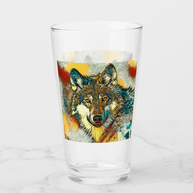 AnimalArt_Wolf_010 Glas (Vorderseite)
