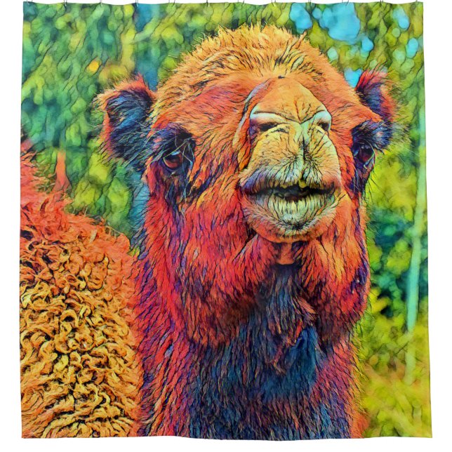 AnimalColor_Camel2022-12 Duschvorhang (Vorderseite)