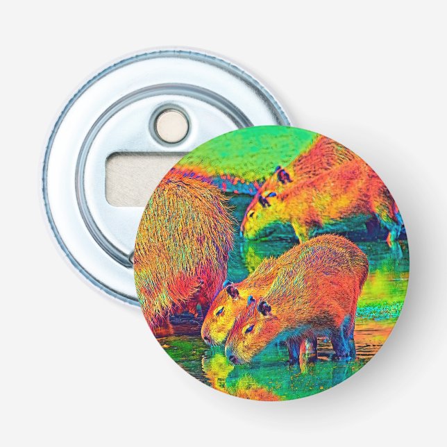 AnimalColor_Capybara_004 Flaschenöffner (Vorderseite)