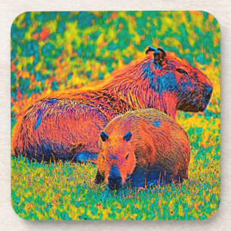 AnimalColor_Capybara_006 Getränkeuntersetzer