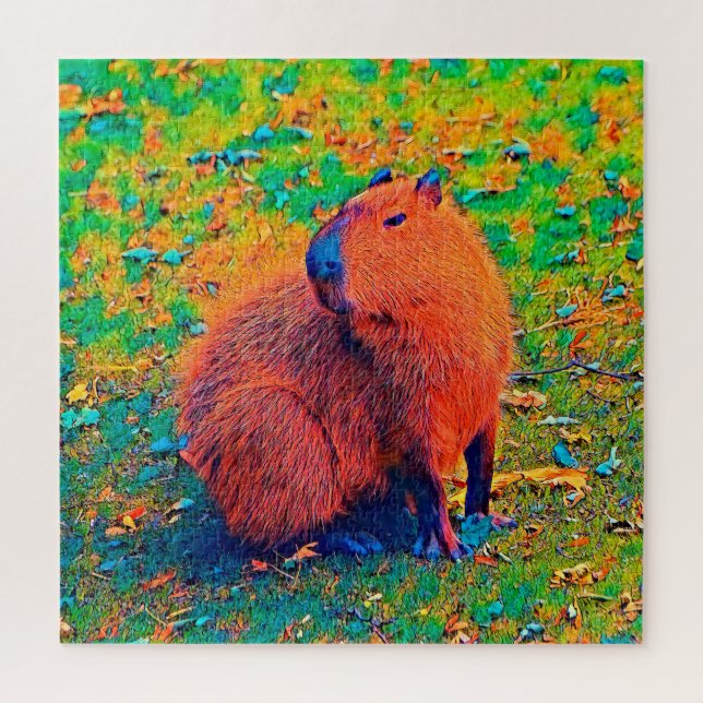 AnimalColor_Capybara_008 Puzzle (Vertikal)