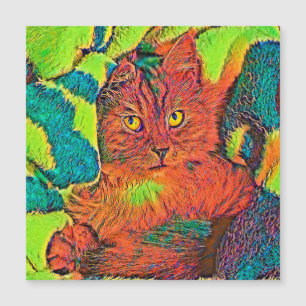 AnimalColor_Cat_005 Magnetkarte