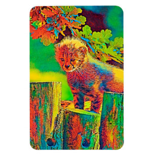AnimalColor_Cheetah_023 Magnet