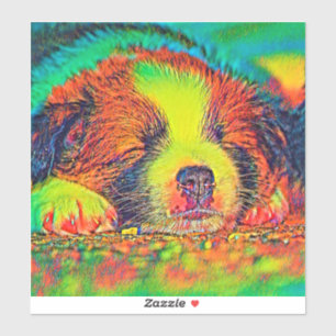 AnimalColor_Dog_017 Aufkleber