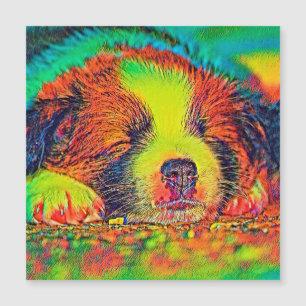 AnimalColor_Dog_017 Magnetkarte
