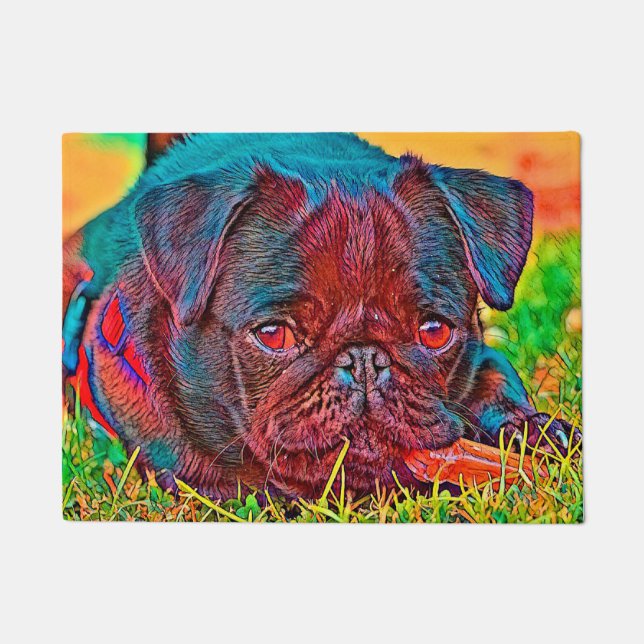 AnimalColor_Dog_026 Fußmatte (Vorderseite)