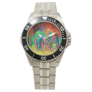 AnimalColor_Elephant_001 Armbanduhr