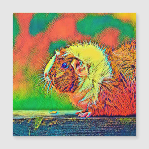 AnimalColor_Guineapig_018 Magnetkarte