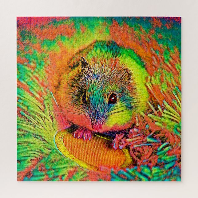 AnimalColor_Hamster_002 Puzzle (Vertikal)