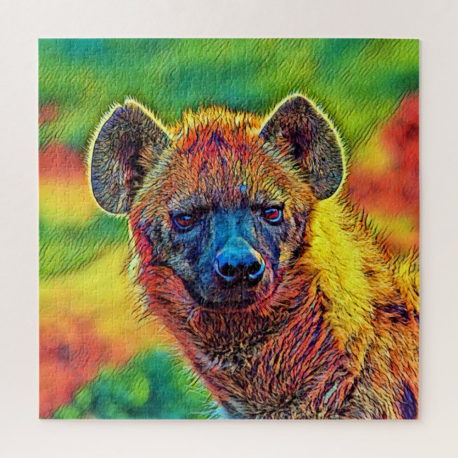 AnimalColor_Hyena_001 Puzzle (Vertikal)