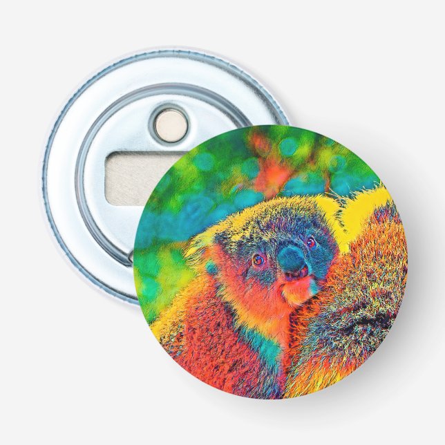 AnimalColor_Koala_001 Flaschenöffner (Vorderseite)