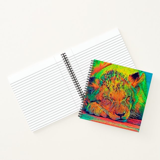 AnimalColor_Lion_002 Notizbuch (Innenseite)