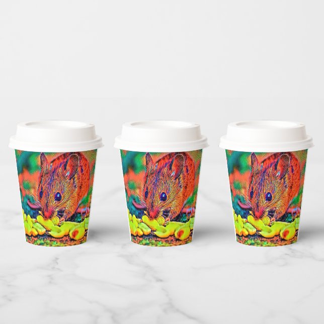AnimalColor_Mouse_001 Pappbecher (Multi)