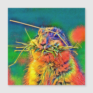 AnimalColor_Prairiedog_004 Magnetkarte