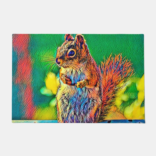 AnimalColor_Squirrel_003_by_JAMColors Fußmatte (Vorderseite)