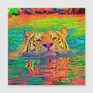 AnimalColor_Tiger_001 Magnetkarte