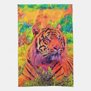 AnimalColor_Tiger_002 Geschirrtuch