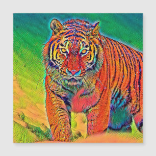 AnimalColor_Tiger_005 Magnetkarte