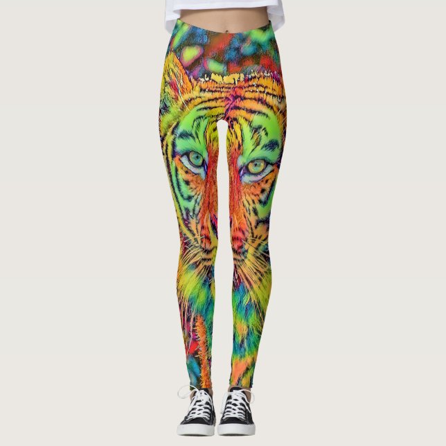AnimalColor_Tiger_027_by_JAMColors Leggings (Vorderseite)