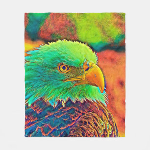 AnimalColor_Vogel_008 Fleecedecke