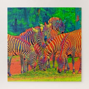AnimalColor_Zebra_002 Puzzle
