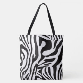 Animalier schwarz-weiß Zebra Stil