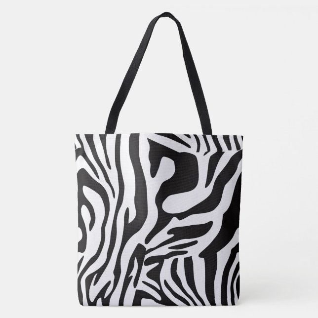 Animalier schwarz-weiß Zebra Stil (Vorderseite)