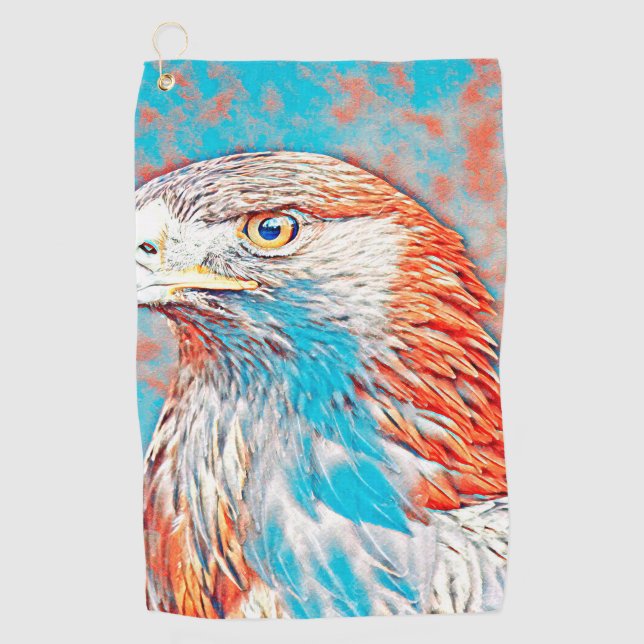 AnimalMix_Bird_021 Golfhandtuch (Vorderseite)