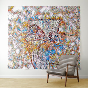 AnimalMix_Bird_042 Wandteppich