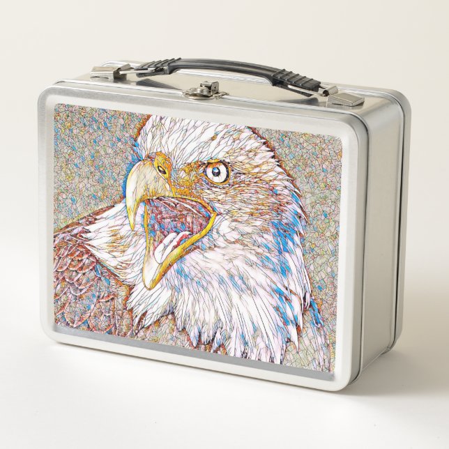 AnimalMix_Bird_043 Metall Brotdose (Vorderseite)