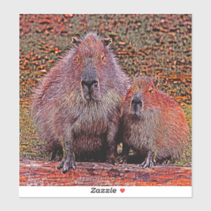 AnimalMix_Capybara_003 Aufkleber