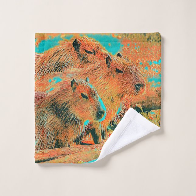 AnimalMix_Capybara_006 Waschlappen (Waschlappen)