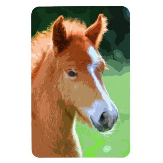 AnimalMix_Horse_013 Magnet (Vertikal)