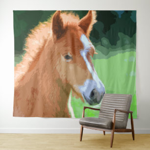 AnimalMix_Horse_013 Wandteppich