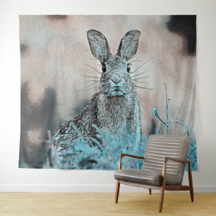 AnimalMix_Rabbit_024 Wandteppich