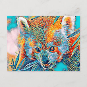 AnimalMix_RedPanda_001 Postkarte