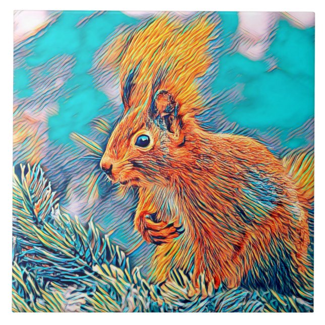AnimalMix_Squirrel_001 Fliese (Vorderseite)