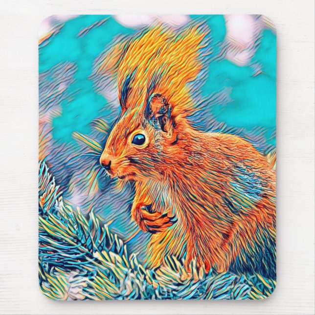 AnimalMix_Squirrel_001 Mousepad (Vorne)