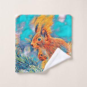 AnimalMix_Squirrel_001 Waschlappen