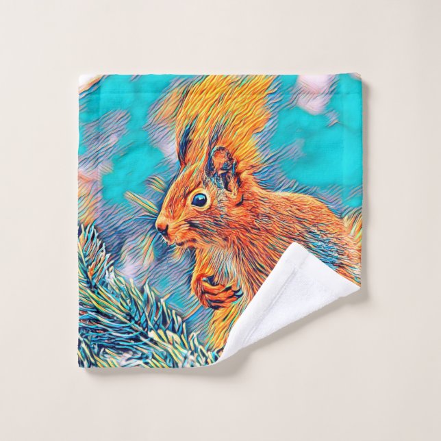 AnimalMix_Squirrel_001 Waschlappen (Waschlappen)