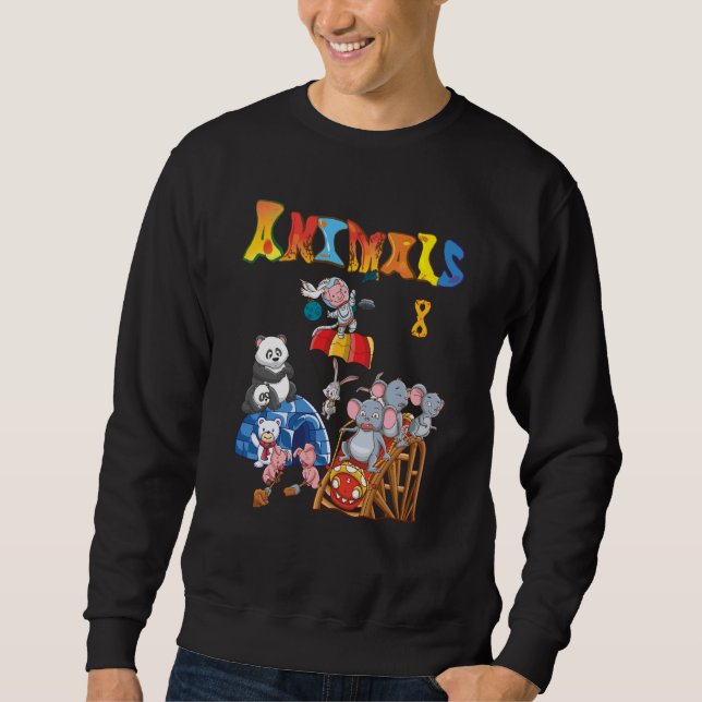Animals 8 sweatshirt (Vorderseite)