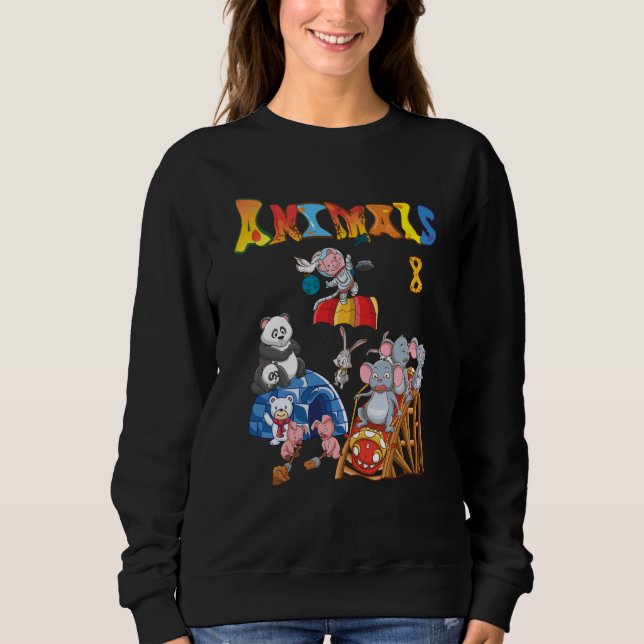 Animals 8 sweatshirt (Vorderseite)