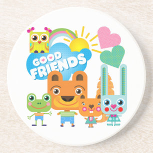 Animals Good Friends Untersetzer