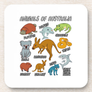 Animals Of Australia Getränkeuntersetzer