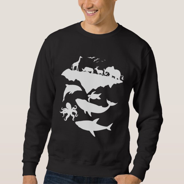 Animals Of The World Wildlife Conservation Sweatshirt (Vorderseite)