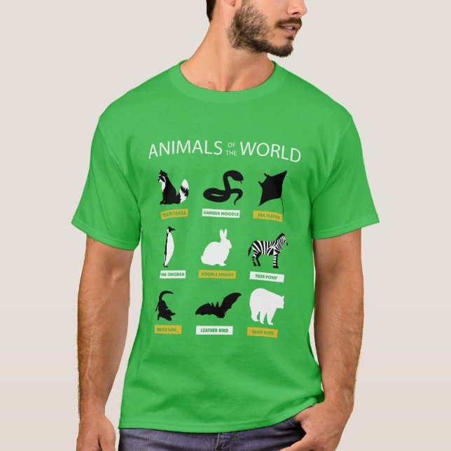 Animals Ofhe World Meme Rare Animals girl T-Shirt (Vorderseite)