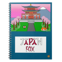 Animals the World Japan Fox Notebook