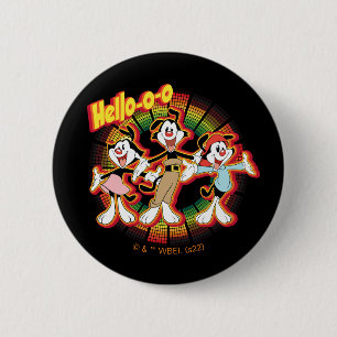 Animaniacs   Hello-o-o Retro Equalizer Graphic Button
